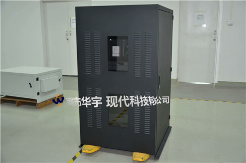我司21号发货浙江，为浙江某公司提供定制款恒温恒湿户外投影仪安装柜(图2)